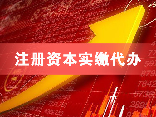 亳州注册资本实缴代办